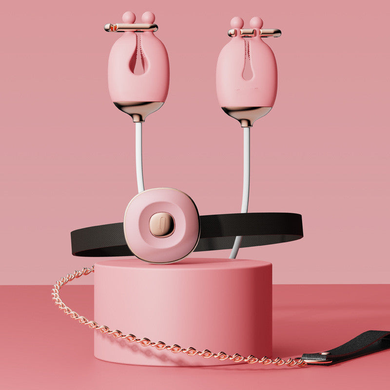 Vibrating Nipple Clamps for Self Bondage 
