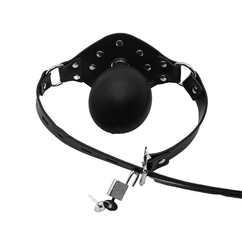Lockable Inflatable ® Rubber Plug Gag