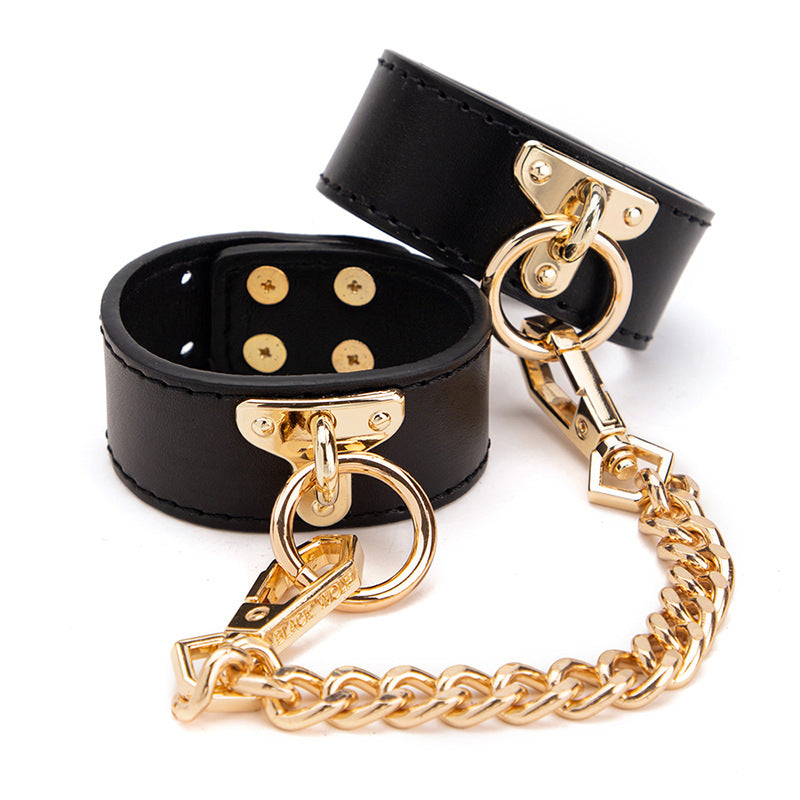 Leather Bondage Cuffs for Women – BDSM Slave Restraints
