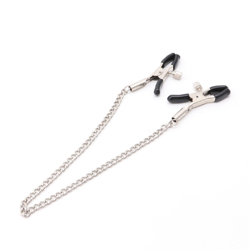 Double Nipple Clips | Bondage Nipple Clamps for BDSM Play