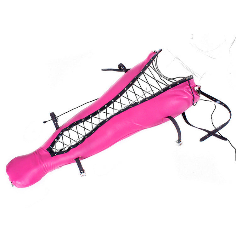 Leather Bondage Restraint – Armbinder & Legbinder Toy