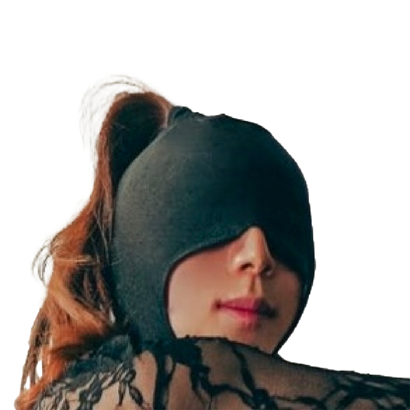 Lycra BDSM Hood Mask - Self Bondage