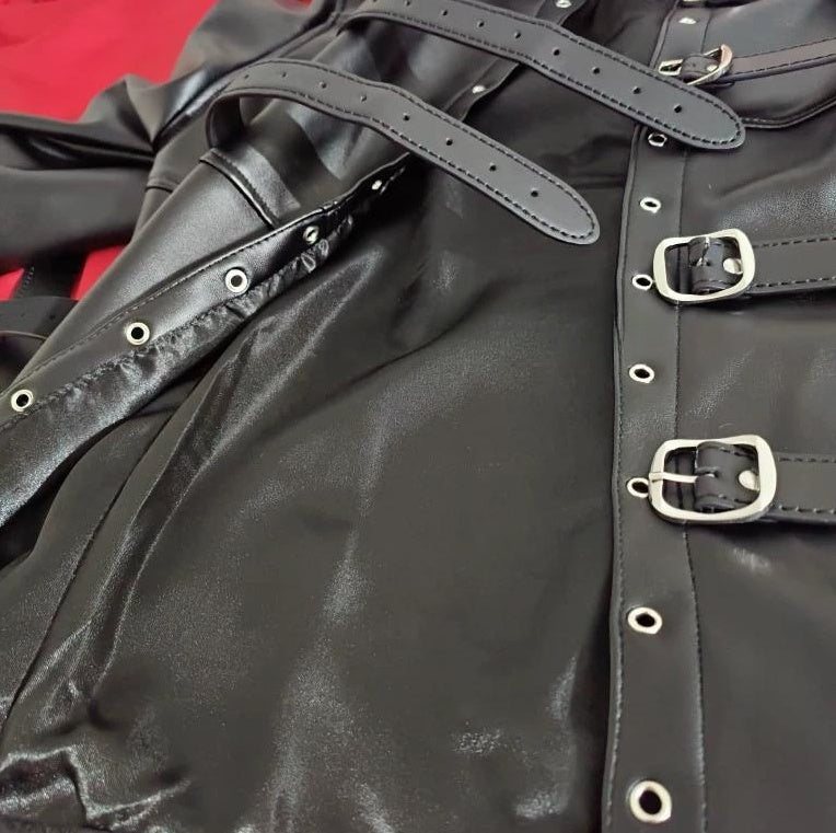 Heavy Leather Straightjacket | Premium Bondage Gear USA
