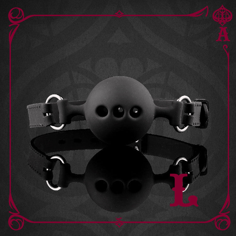 Silicone Red Gag for Bondage Play