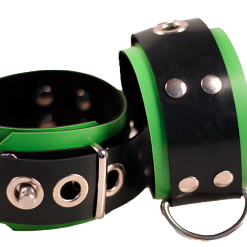 Latex Neoprene Bondage Cuffs | Self Bondage Hand Restraints