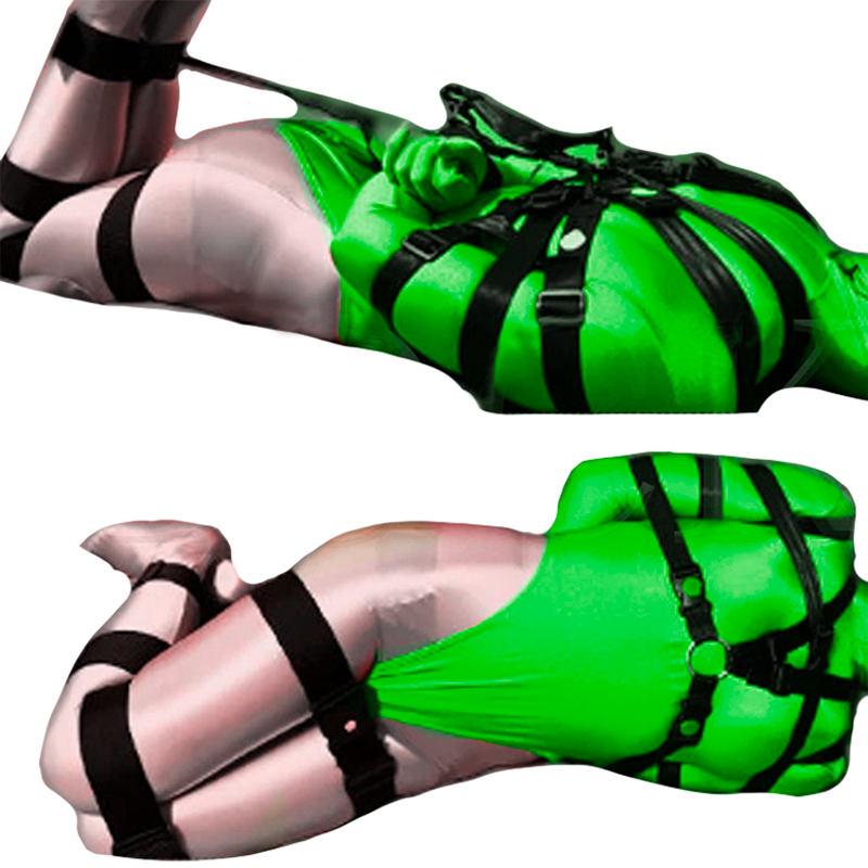 Self Hogtie Webbing for Bondage 