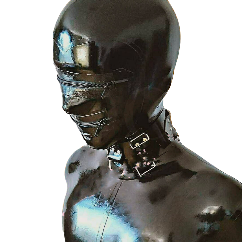 Latex Bondage Hood for Slaves – Le Château BDSM USA