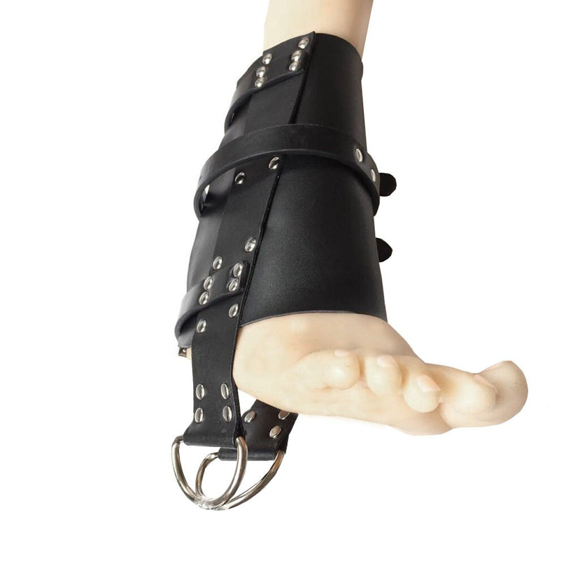 Leather Suspension Boot Cuffs | Premium Bondage Gear