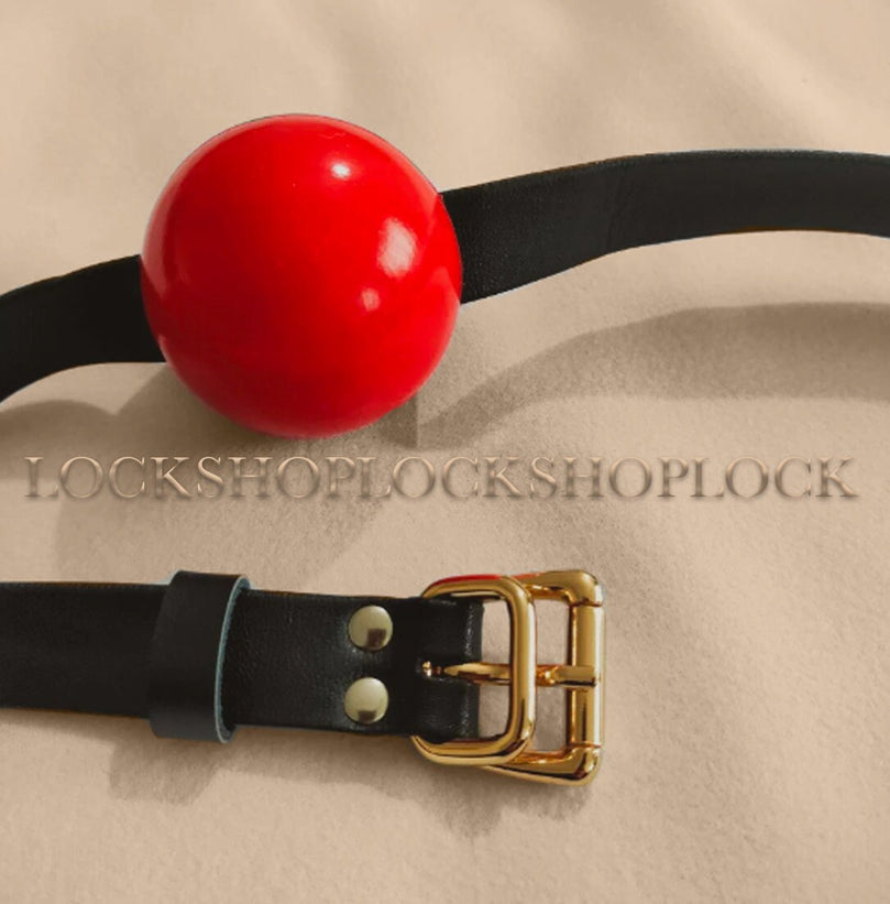 Red Silicone Ball Gag 5.5cm for BDSM & Bondage Play