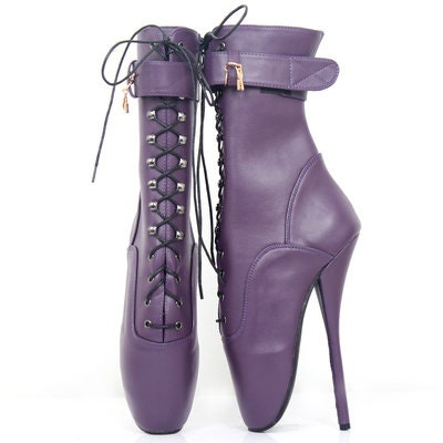18cm Ballet Bondage Heels | Lace-up Stiletto Boots