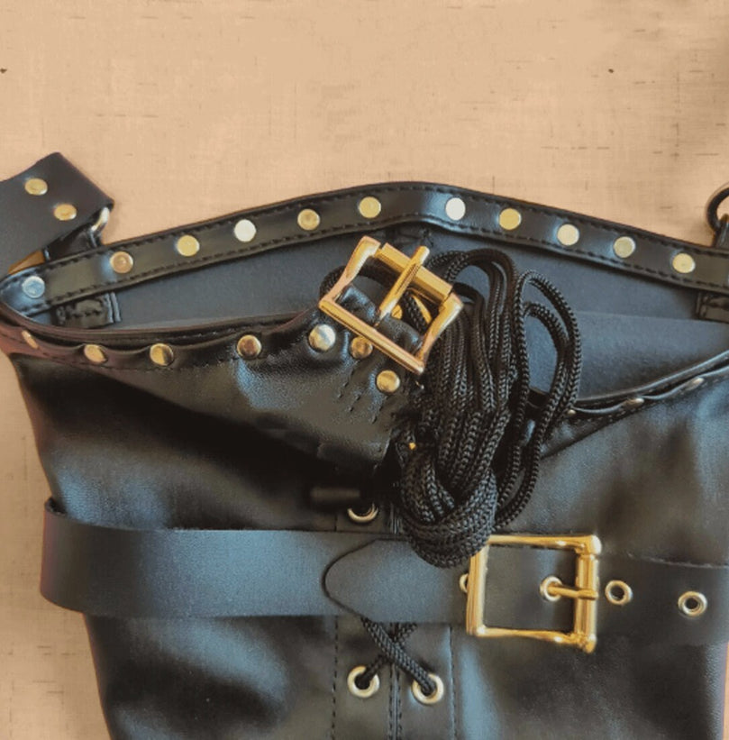 Leather Armbinder Restraint | Premium BDSM Bondage Gear