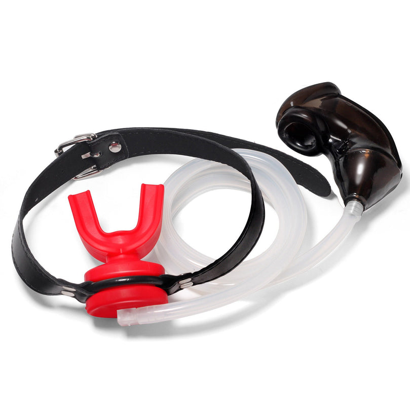 Adjustable Silicone Piss Gag – Le Château BDSM Toy