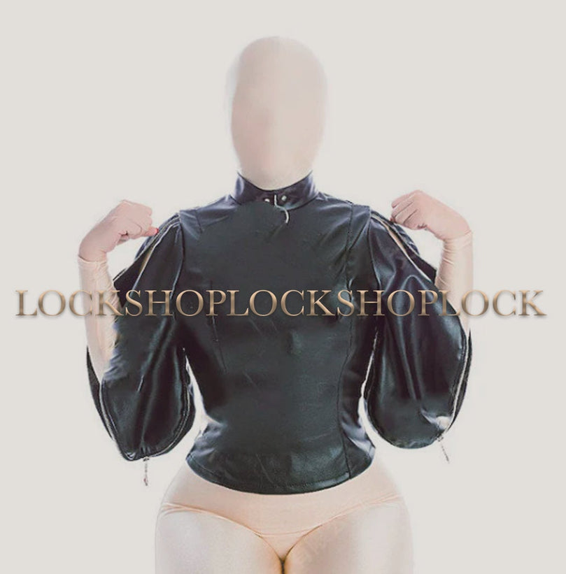 Leather Bondage Jacket – Premium Self Bondage Gear USA