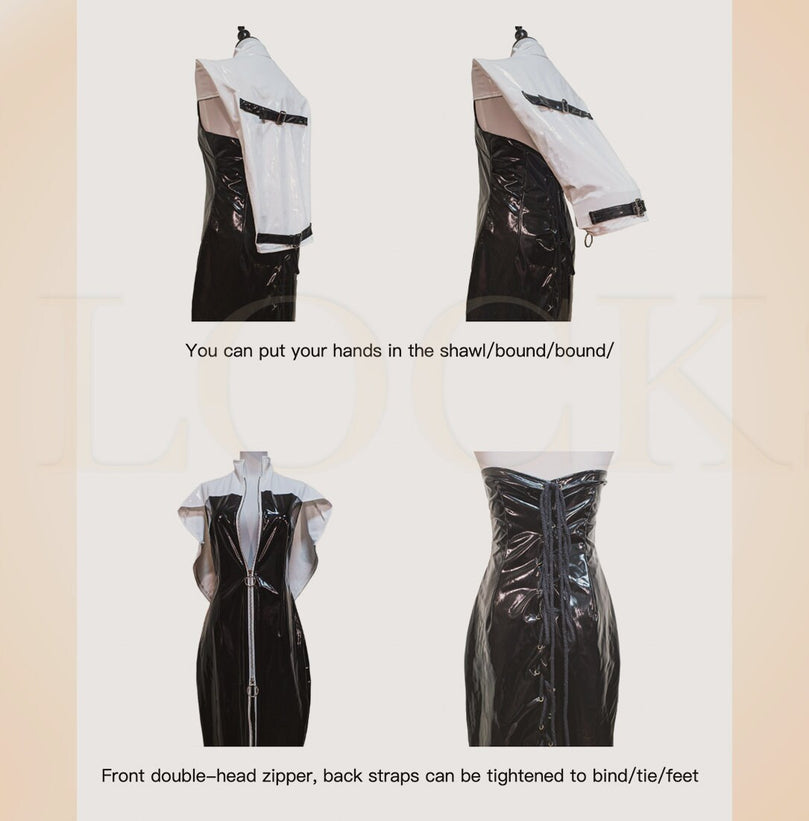 Latex Armbinder Dress | Extreme BDSM Bondage Outfit