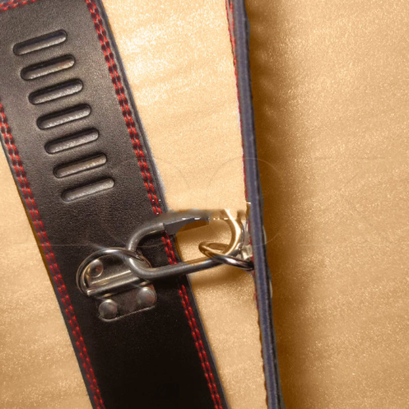 Restrictive Leather Handcuffs for Bondage & BDSM Play