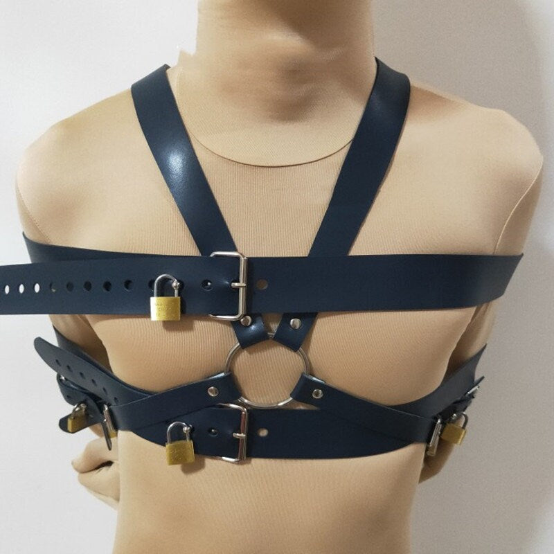 Cowhide Armbinder Restraint | Premium BDSM Bondage Belt