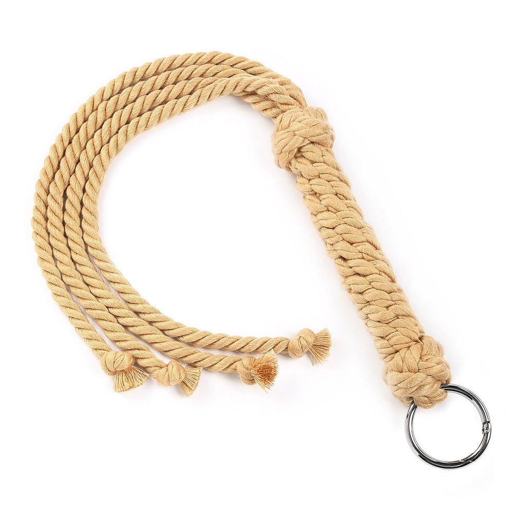 Cotton Rope Whip for Bondage | Soft, Strong & Sensual Play