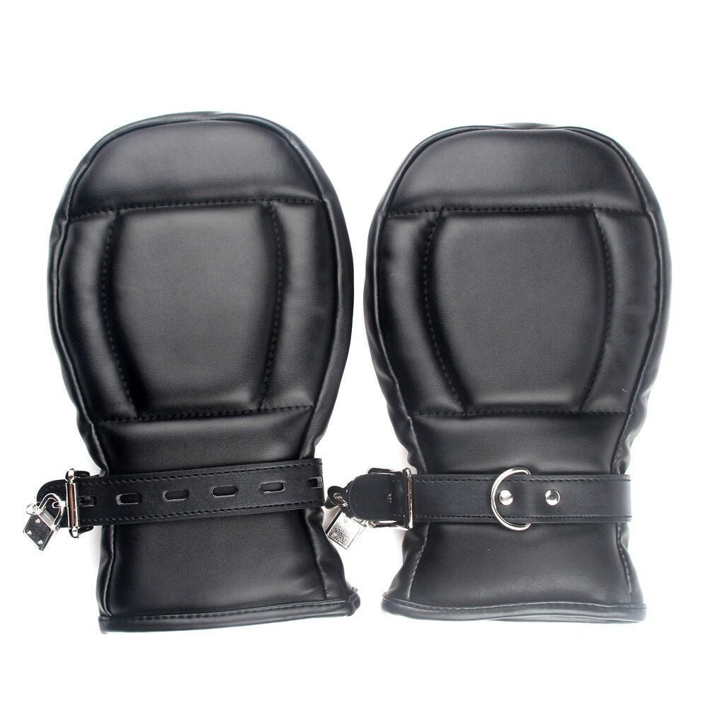 Leather Bondage Gloves