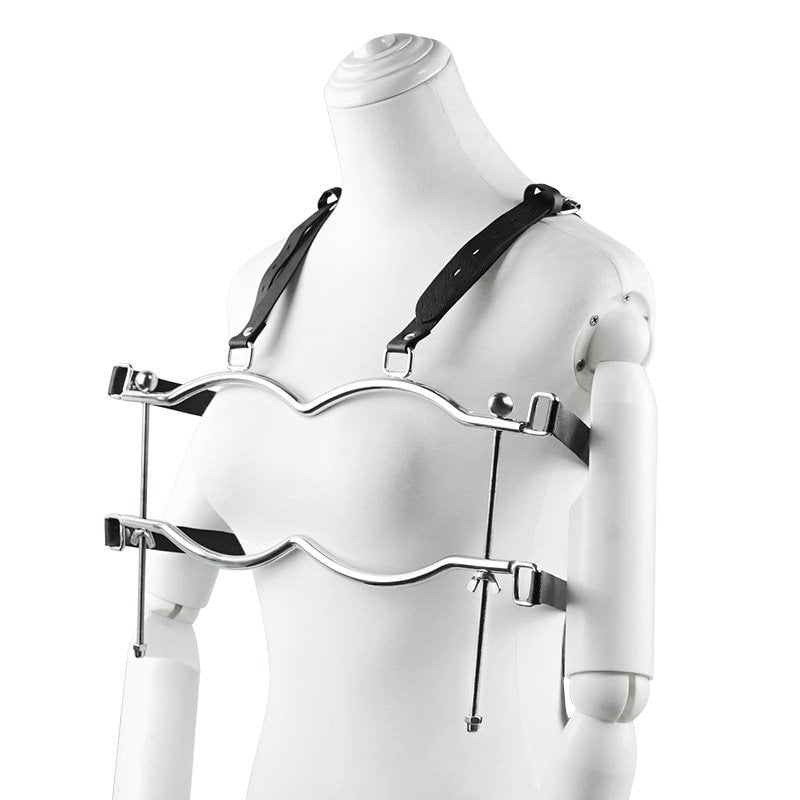 Stainless Steel Breast Bondage Device