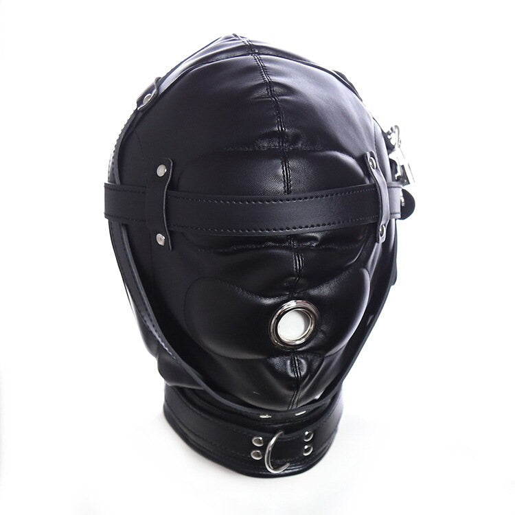 Leather Bondage Hood