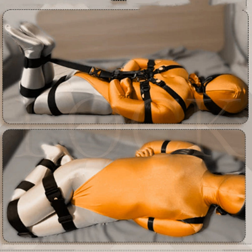 Self Hogtie Webbing for Bondage 